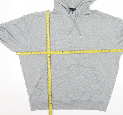 Mens UK Size L ASOS DESIGN Grey Pullover Hoodie
