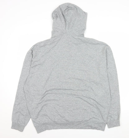 Mens UK Size L ASOS DESIGN Grey Pullover Hoodie