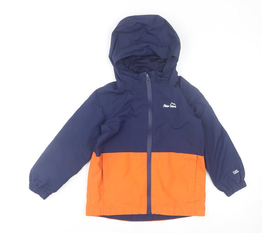 Boys UK Size 5-6 Years Peter Storm Multicoloured Rain Coat