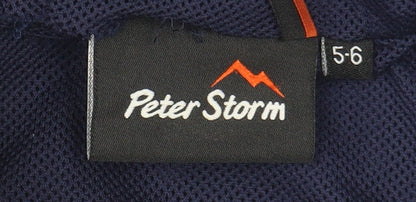 Boys UK Size 5-6 Years Peter Storm Multicoloured Rain Coat