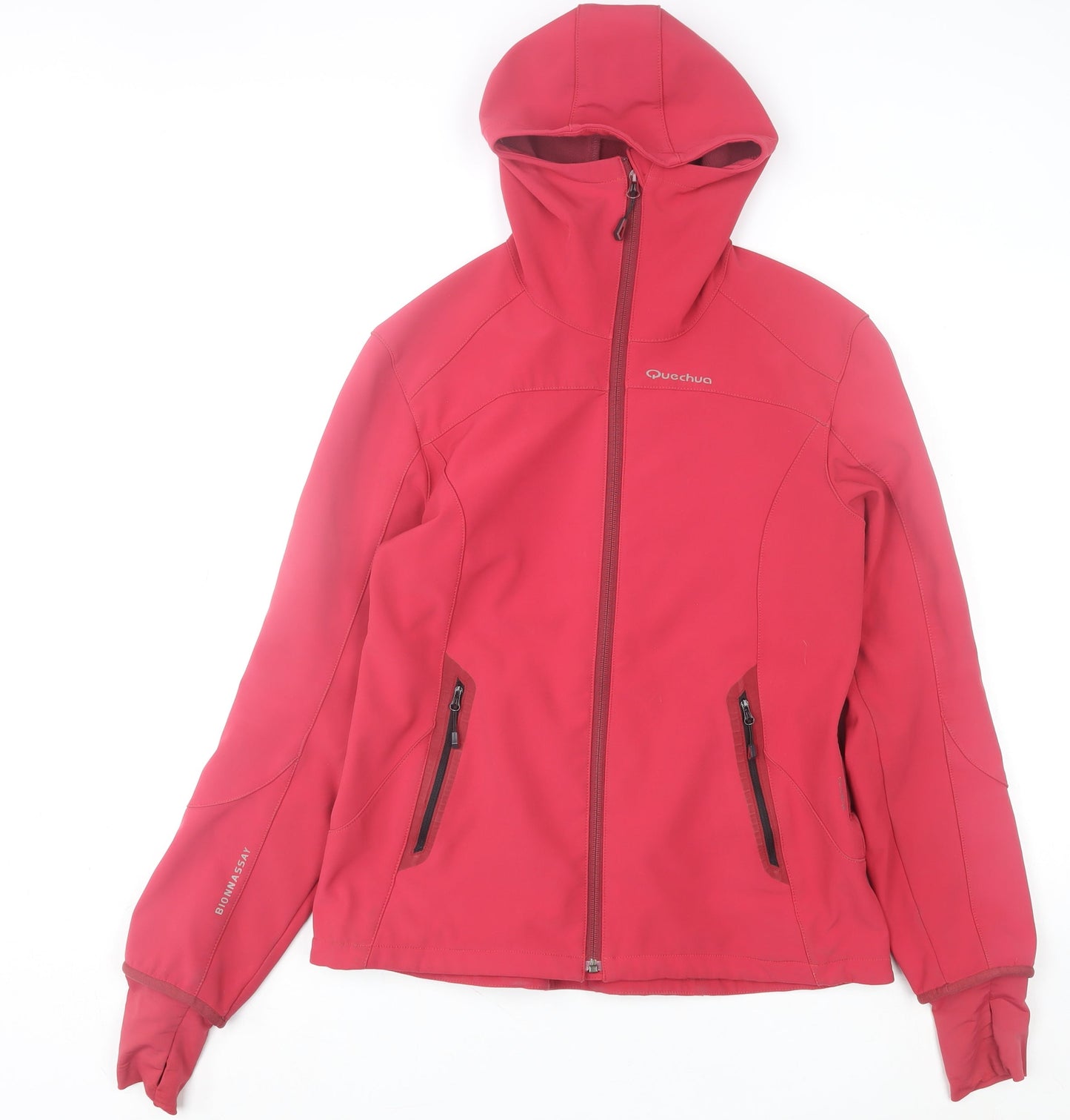 Womens UK Size 14 Quechua Red Soft Shell