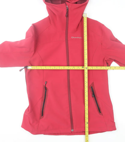 Womens UK Size 14 Quechua Red Soft Shell