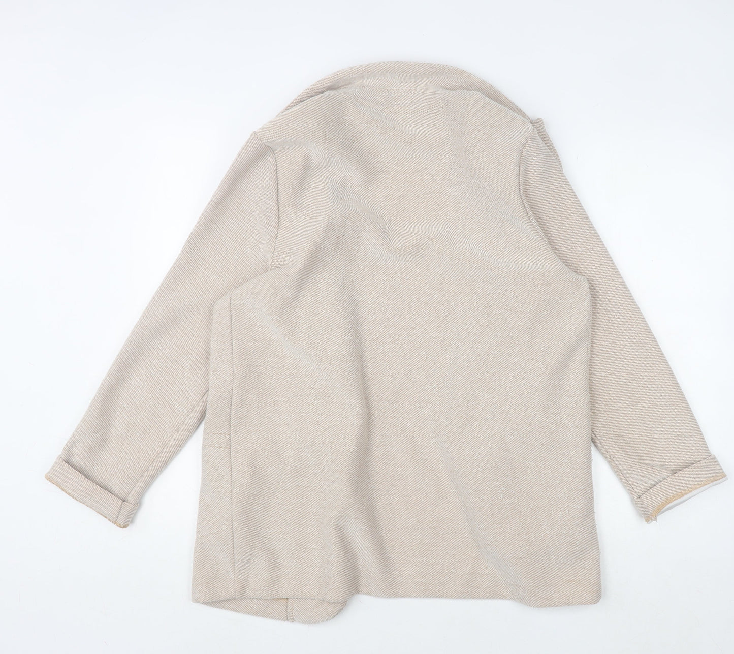 Womens UK Size 12 Dunnes Stores Beige Basic Jacket