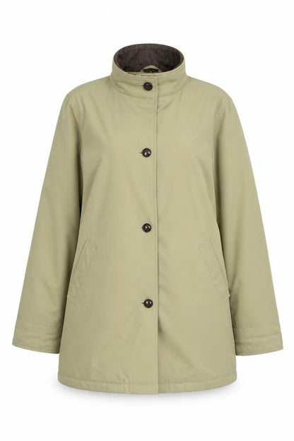 Womens UK Size 12 Ensign Collection Beige Rain Coat