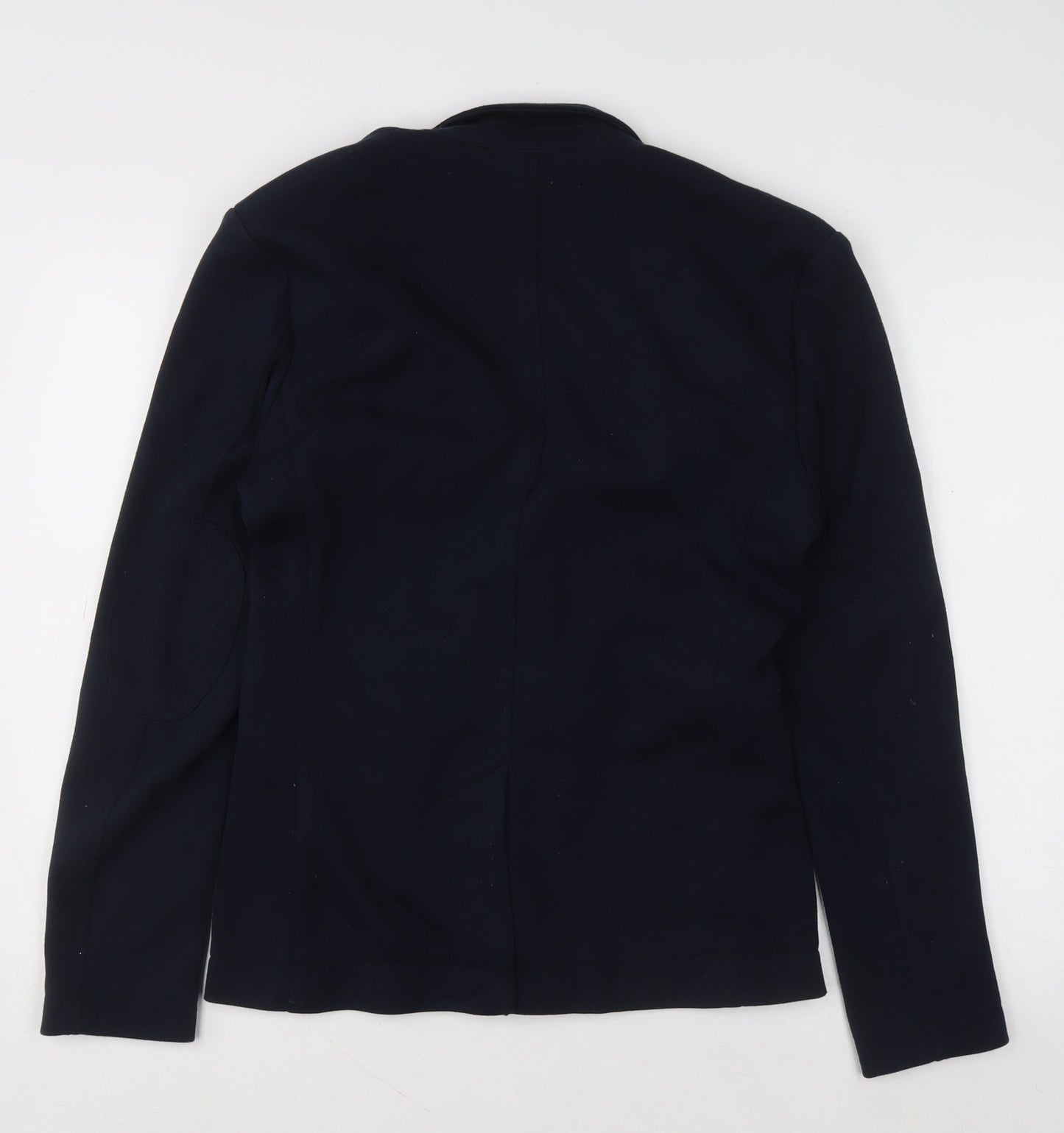 Womens UK Size 10 Bershka Blue Basic Jacket