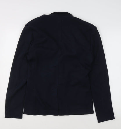 Womens UK Size 10 Bershka Blue Basic Jacket