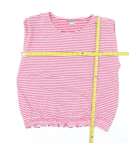 Womens UK Size L Beloved Pink Basic T-Shirt