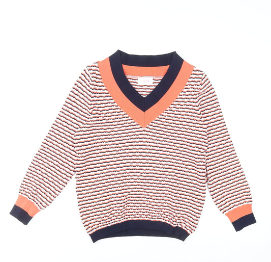 Womens UK Size 12 Savida Multicoloured Pullover Jumper