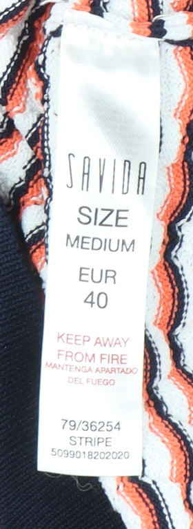 Womens UK Size 12 Savida Multicoloured Pullover Jumper