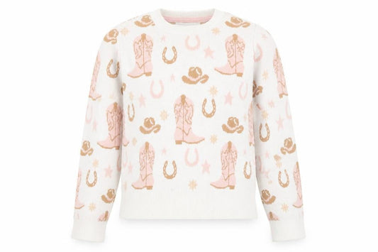 Girls UK Size 11-12 Years Happily Grey Beige Pullover Jumper