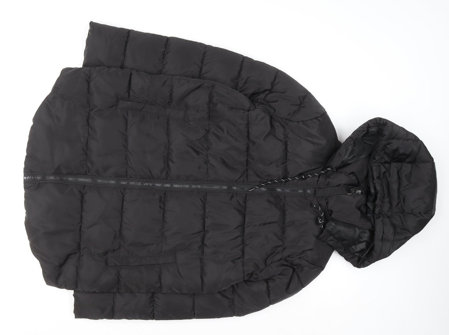 Womens UK Size XS Primark Black Puffer Jacket