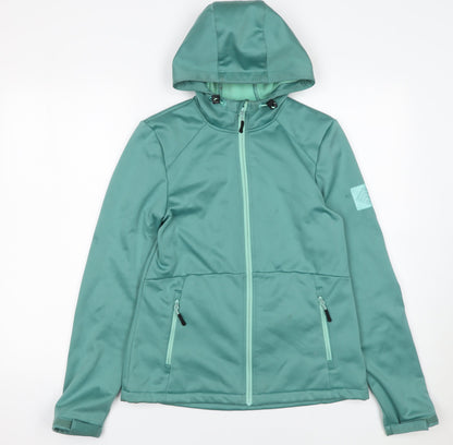 Womens UK Size M Crivit Green Soft Shell