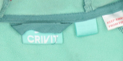 Womens UK Size M Crivit Green Soft Shell