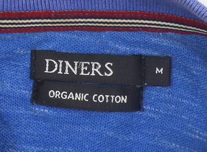 Mens UK Size M Diners Cotton Polo Shirt