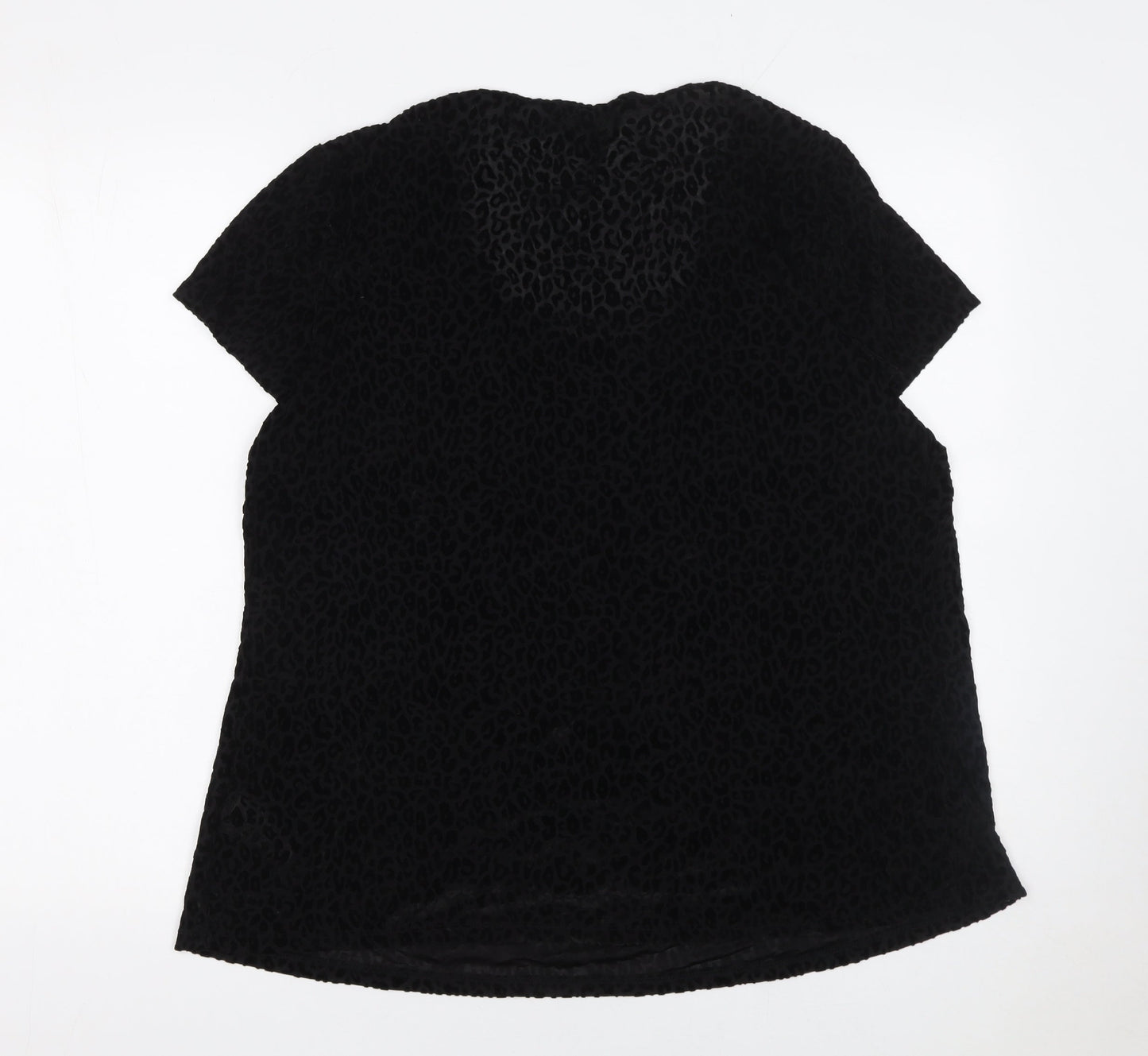 Womens UK Size 16 Marks and Spencer Black Basic Blouse
