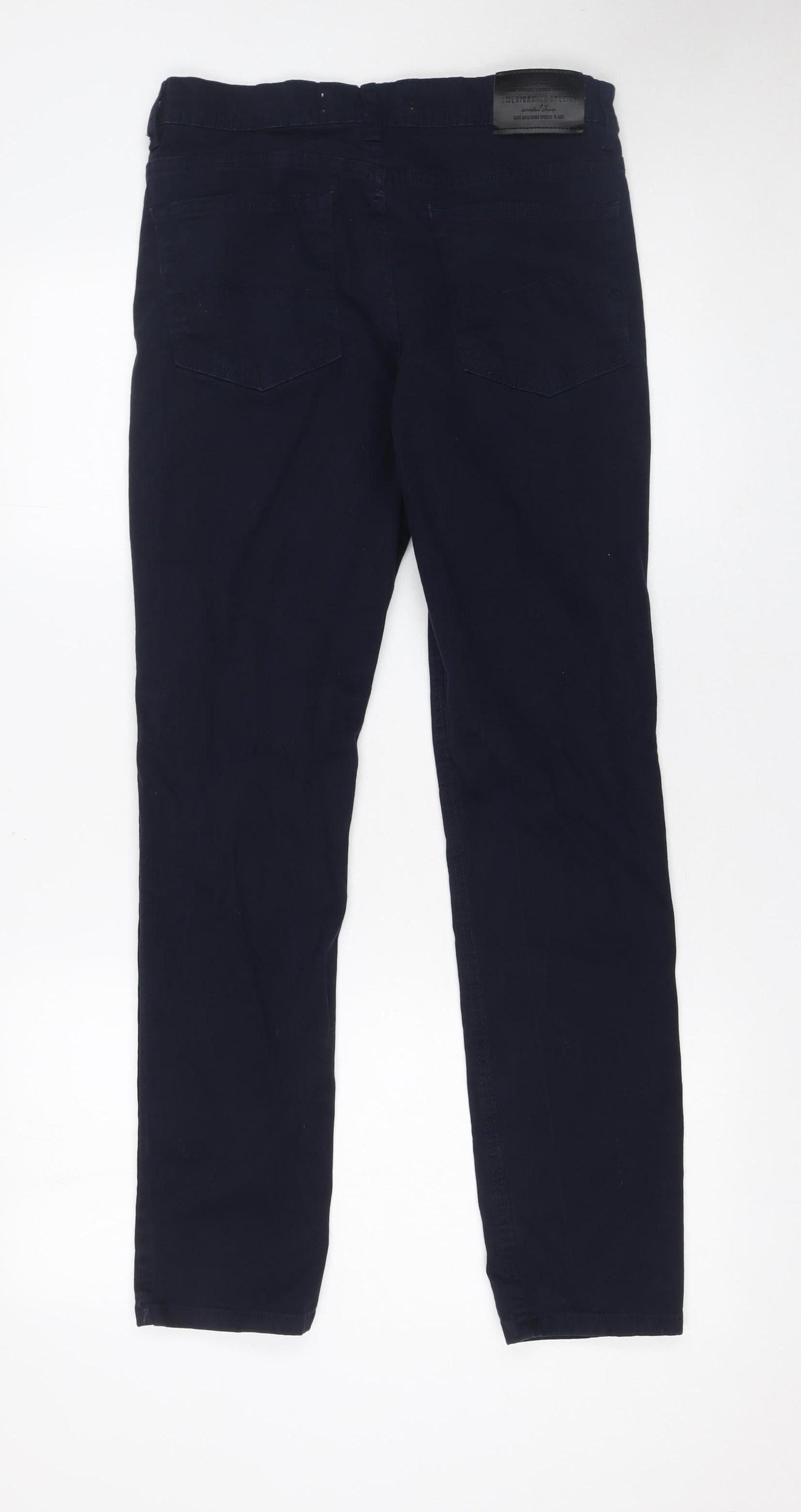 Womens UK Size 30 Americano Special Regular Fit Straight Blue Jeans