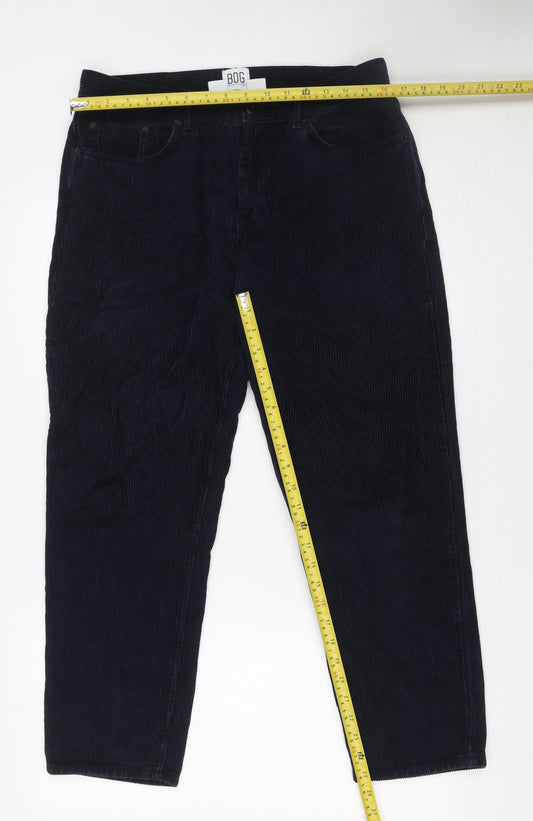Womens UK Size 12 BDG Relaxed Fit Chino Blue Trousers