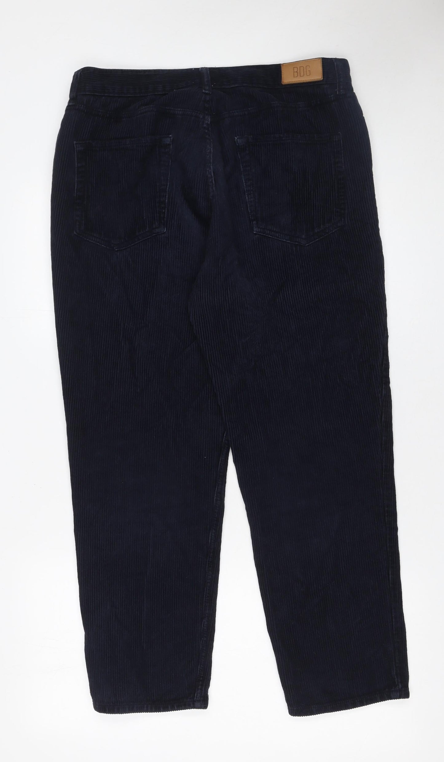 Womens UK Size 12 BDG Relaxed Fit Chino Blue Trousers