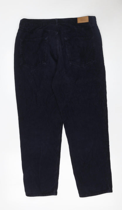 Womens UK Size 12 BDG Relaxed Fit Chino Blue Trousers