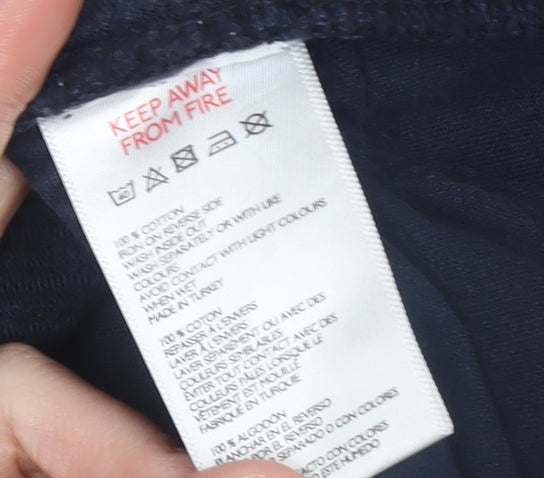 Womens UK Size 12 BDG Relaxed Fit Chino Blue Trousers