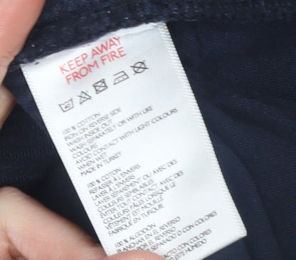 Womens UK Size 12 BDG Relaxed Fit Chino Blue Trousers