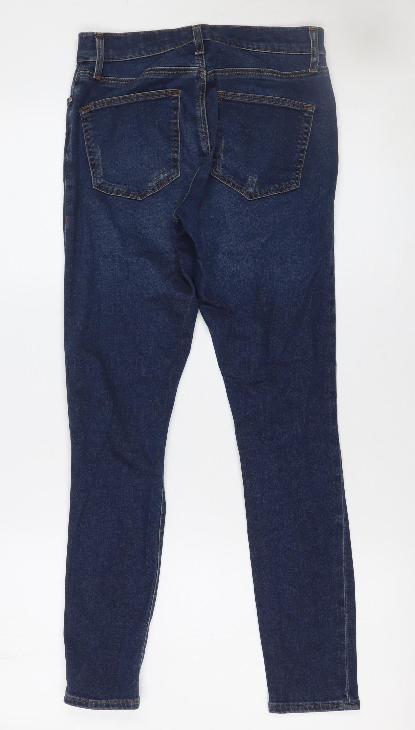 Womens UK Size 8 Topshop Slim Fit Skinny Blue Jeans