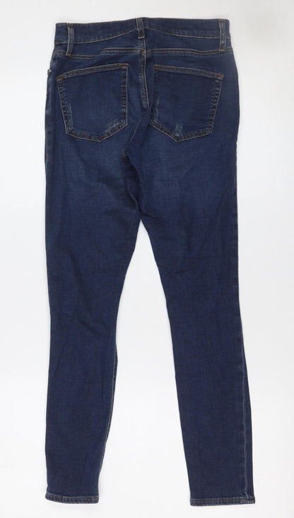 Womens UK Size 8 Topshop Slim Fit Skinny Blue Jeans