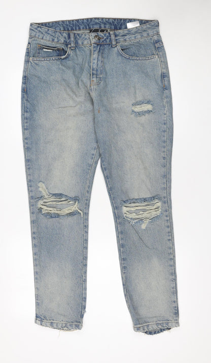 Mens UK Size 32 Couture Regular Fit Straight Blue Jeans