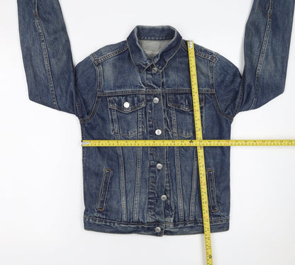 Womens UK Size XS Gap Blue Basic Jacket
