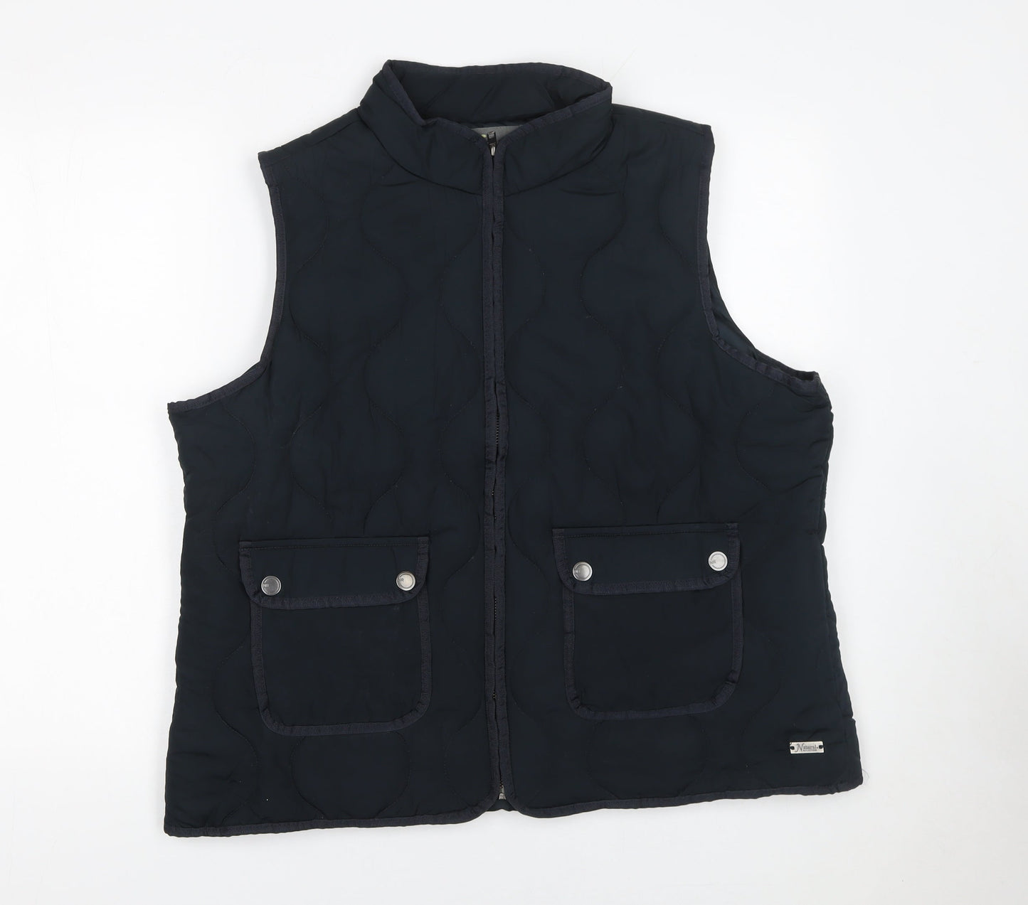 Mens UK Size XL Natural Reflections Black Bodywarmer