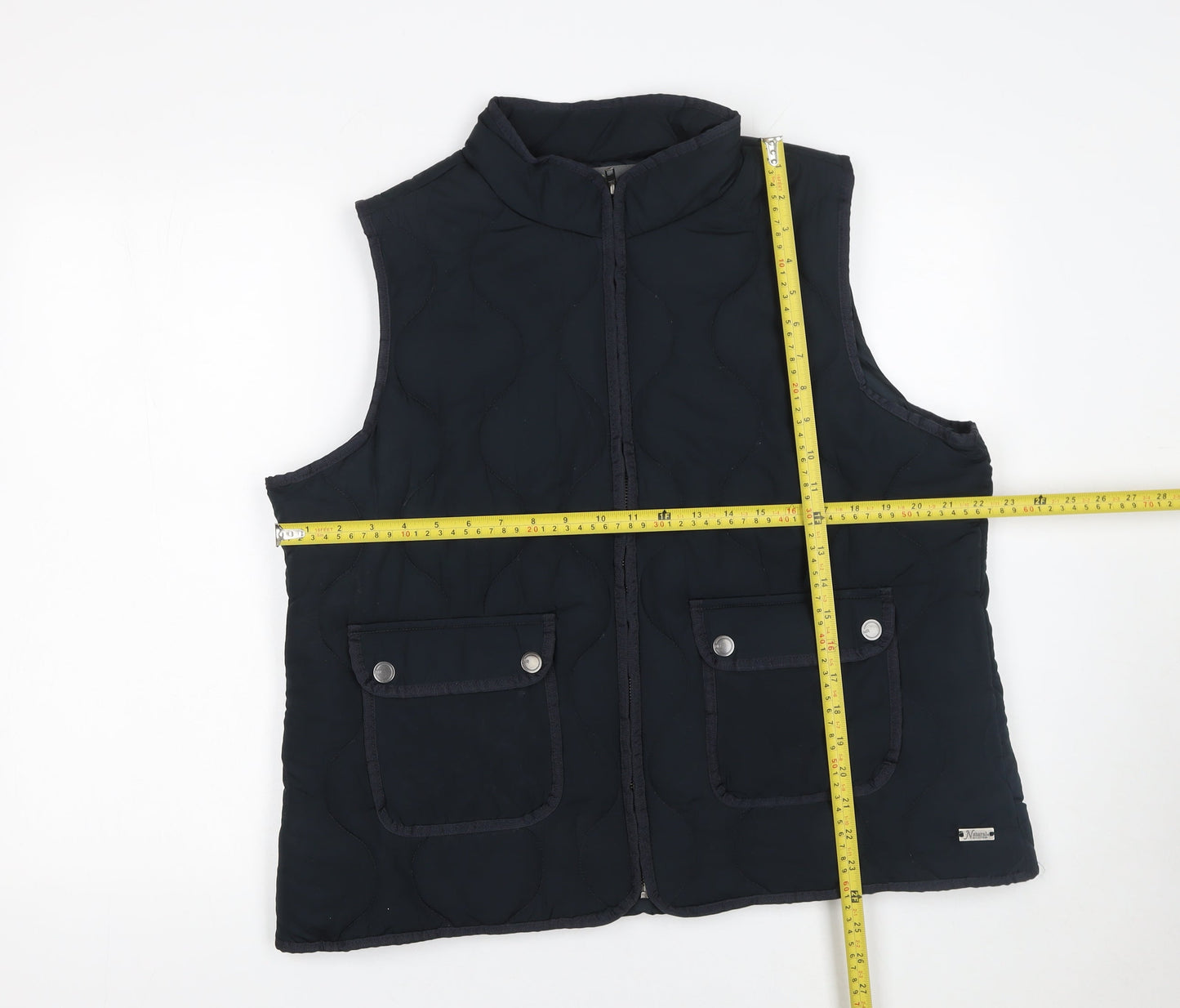 Mens UK Size XL Natural Reflections Black Bodywarmer