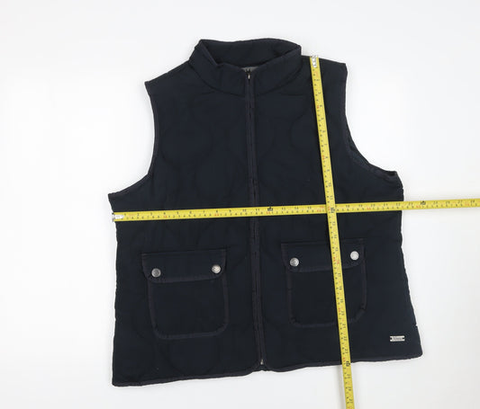 Mens UK Size XL Natural Reflections Black Bodywarmer