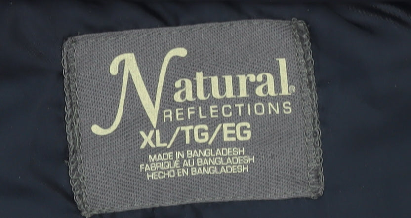 Mens UK Size XL Natural Reflections Black Bodywarmer