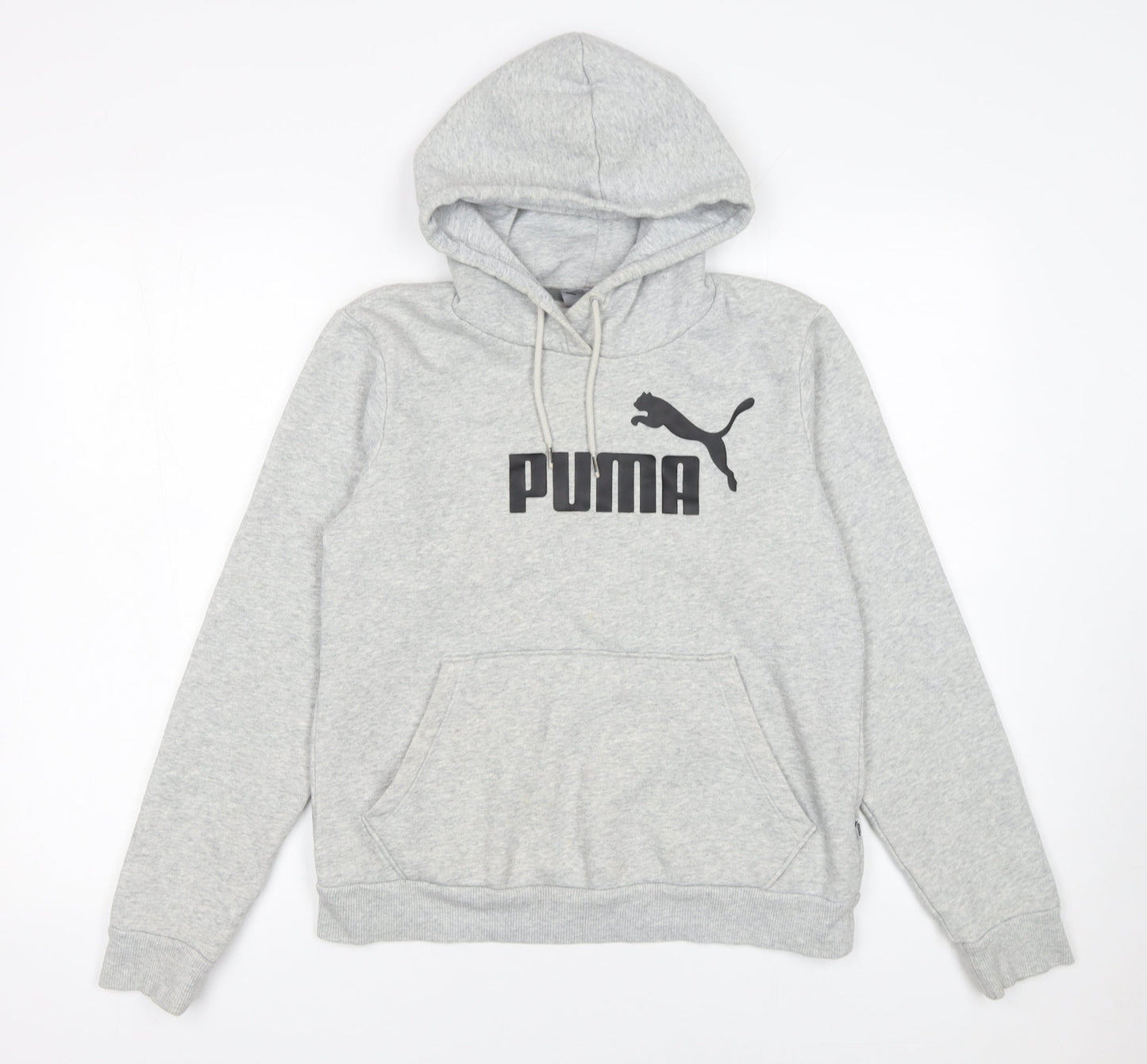 Womens UK Size 12 PUMA Grey Pullover Hoodie