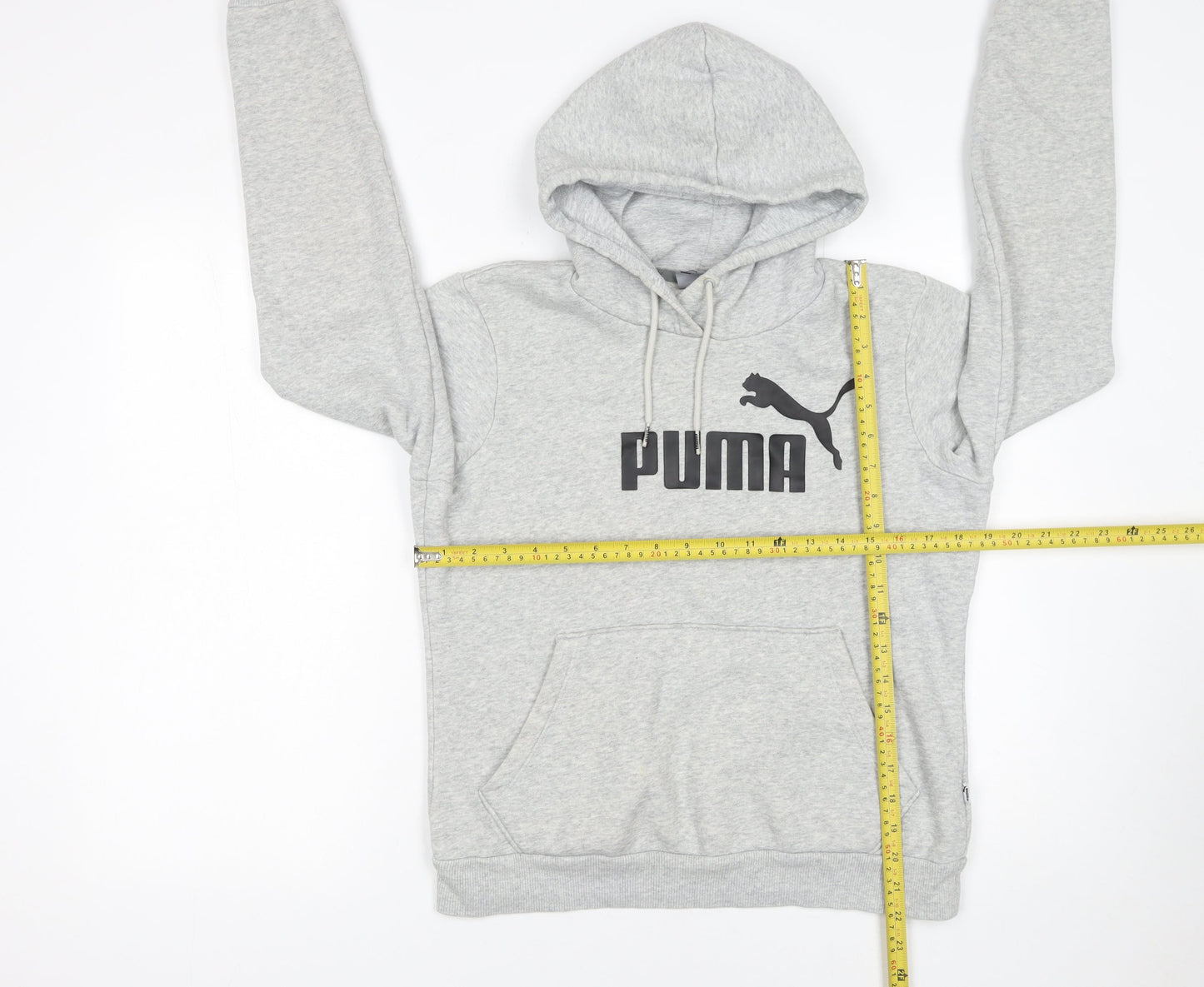 Womens UK Size 12 PUMA Grey Pullover Hoodie