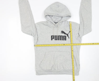 Womens UK Size 12 PUMA Grey Pullover Hoodie