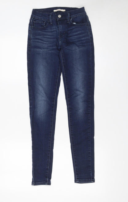 Womens UK Size 4 Levi's Slim Fit Skinny Blue Jeans