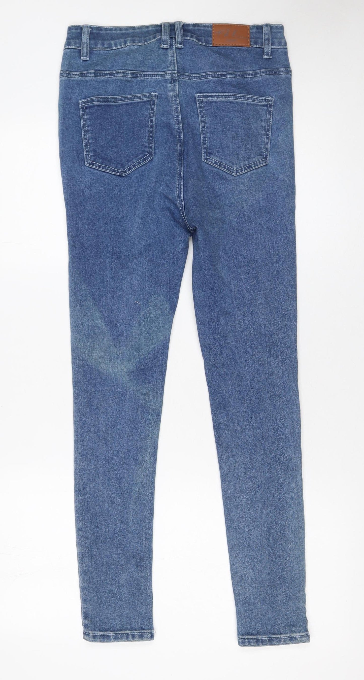 Womens UK Size 8 FAE London Slim Fit Skinny Blue Jeans