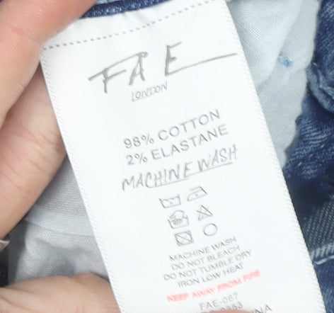 Womens UK Size 8 FAE London Slim Fit Skinny Blue Jeans