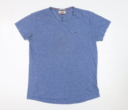 Mens UK Size L Tommy Hilfiger Blue  T-Shirt