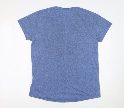 Mens UK Size L Tommy Hilfiger Blue  T-Shirt