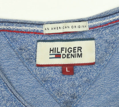 Mens UK Size L Tommy Hilfiger Blue  T-Shirt