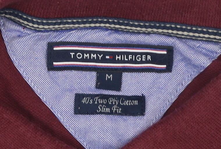 Mens UK Size M Tommy Hilfiger Cotton Polo Shirt