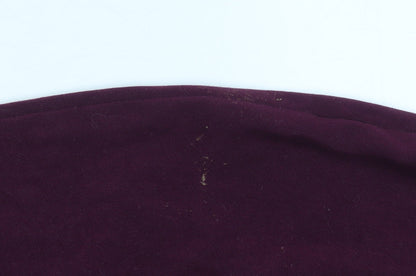 Womens UK Size 10 Briggs New York Regular Fit Casual Workwear Purple Trousers