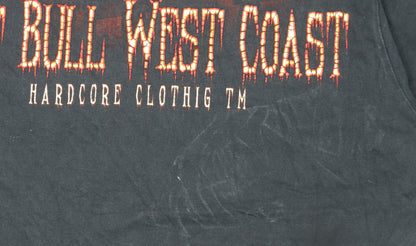 Mens UK Size L Pit Bull West Coast Black  T-Shirt