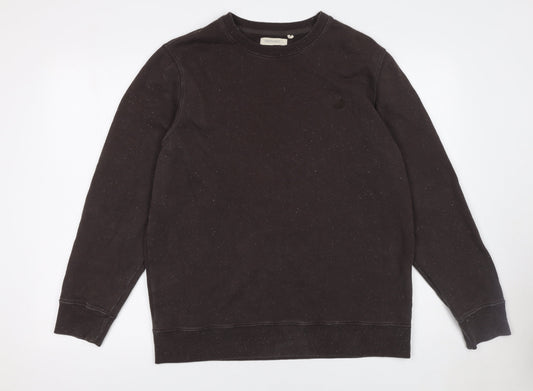 Mens UK Size M TWOTHIRDS Black Pullover Sweatshirt