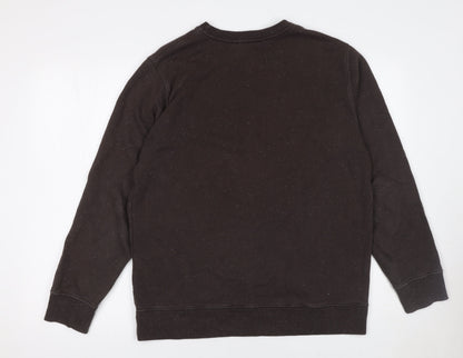 Mens UK Size M TWOTHIRDS Black Pullover Sweatshirt