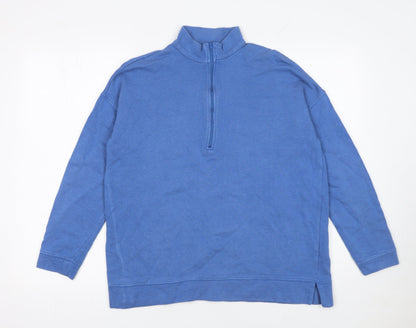 Womens UK Size 10 John Lewis & Partners Blue Pullover Sweatshirt