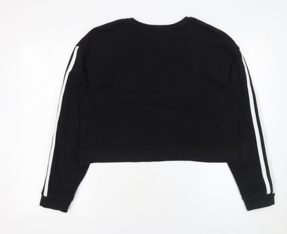 Womens UK Size 16 New Look Black Pullover Sweatshirt