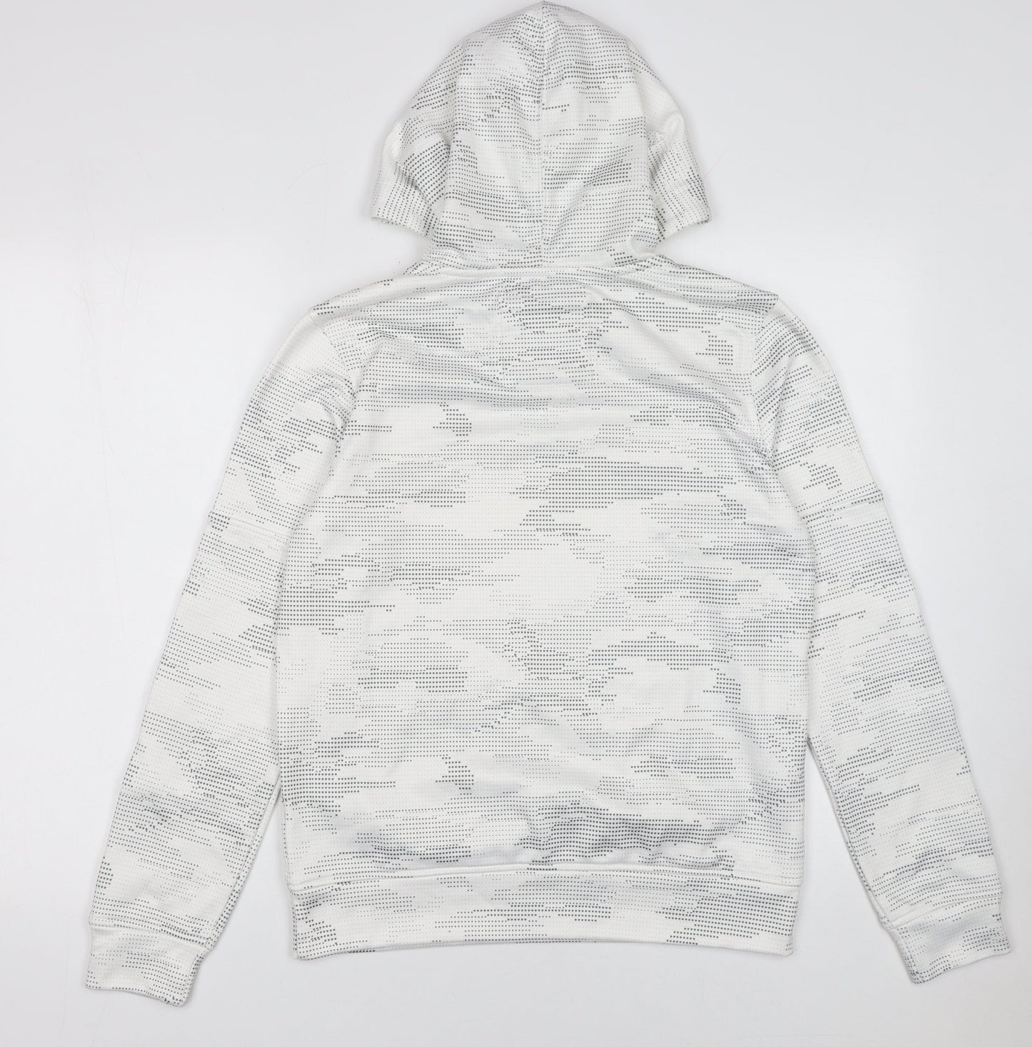 Boys UK Size 13-14 Years Abercrombie White Pullover Hoodie